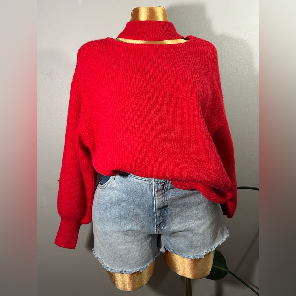 Cozy Red Sweater